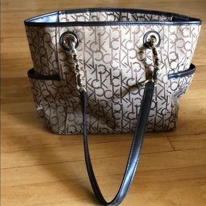 Calvin Klein signature purse/tote